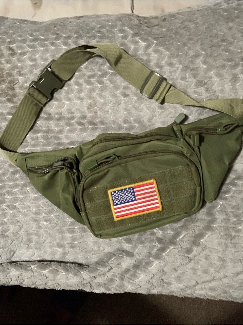 Olive Green Tactical Waist Pack - Classic Utility Fanny Pack